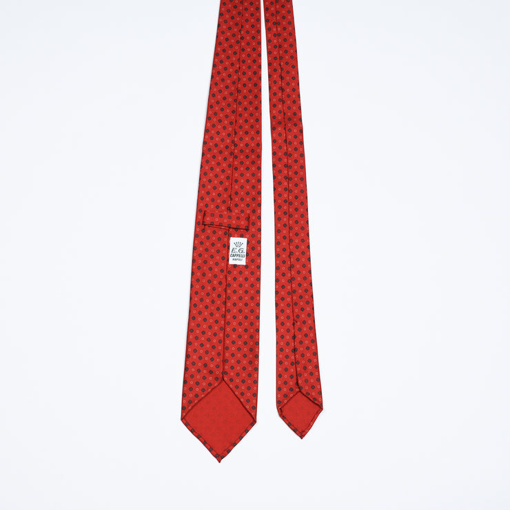 Printed Tie - Scarlet Red