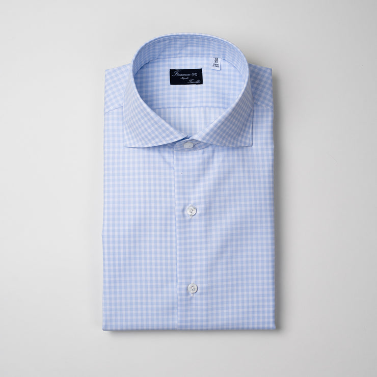 Dress Shirt in Light Blue Gingham