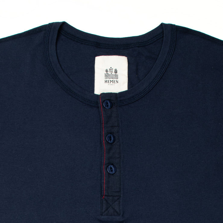 Luzien Henley Tee - Navy