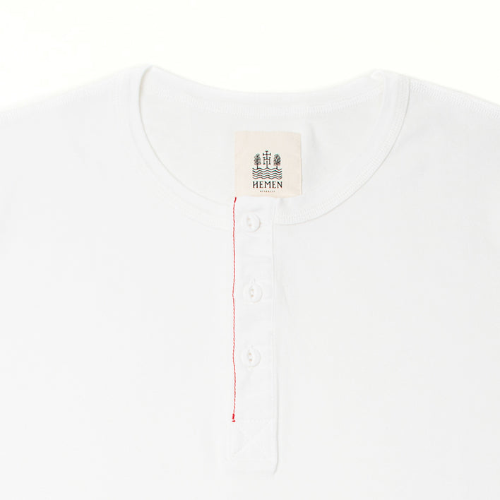 Luzien Henley Tee - White