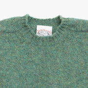 Crewneck Jumper in Space & Earth Shetland Wool