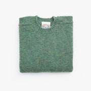 Crewneck Jumper in Space & Earth Shetland Wool