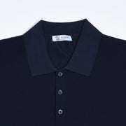 Polo shirt in cotton pique - Navy