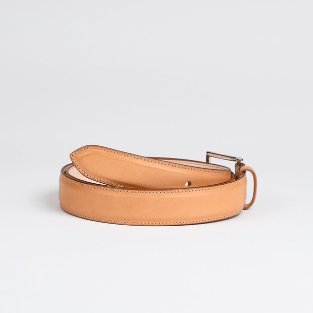 Dress belt - Natural Calf