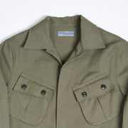 Jungle jacket in cotton canvas - Olive Green
