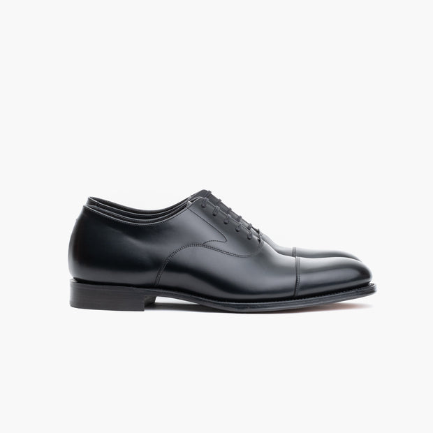 Hannover Cap Toe Oxford in Black Calf