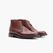 Lytham Chukka Boot in Oxblood Burnished Grain