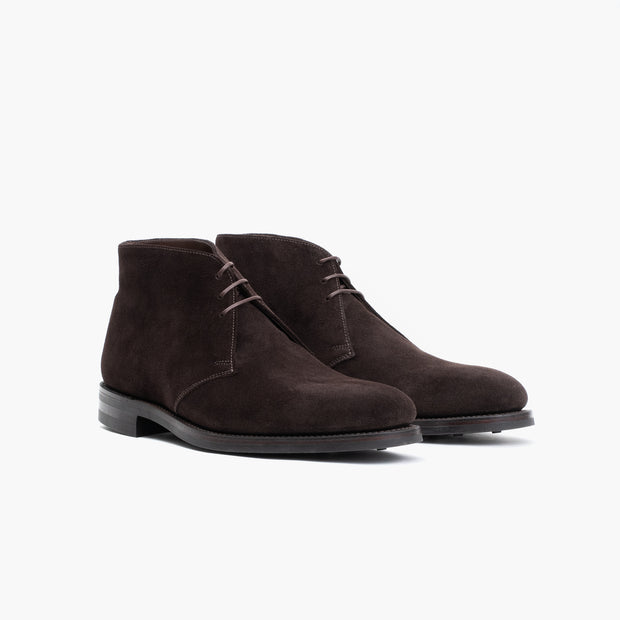 Pimlico Chukka Boot in Dark Brown Suede