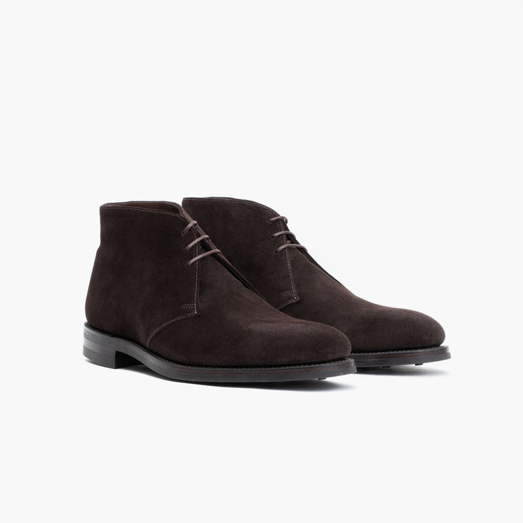 Pimlico Chukka Boot in Dark Brown Suede