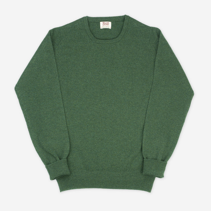 Rob Crewneck Sweater in Lambswool - Rosemary