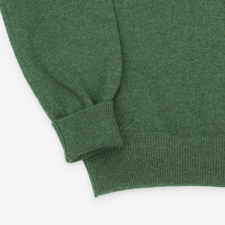 Rob Crewneck Sweater in Lambswool - Rosemary
