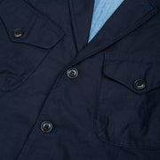 Bush Jacket in Navy Cotton