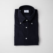 Button Down Shirt in Navy Pincord