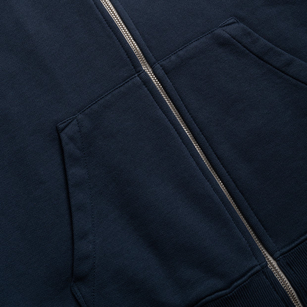 Good Basics Sweat Parka - Denim Blue