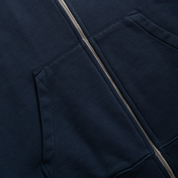 Good Basics Sweat Parka - Denim Blue