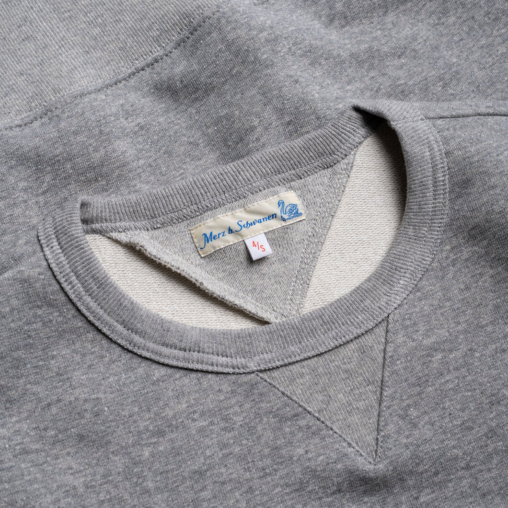 Sweatshirt in 12oz Gray Melange