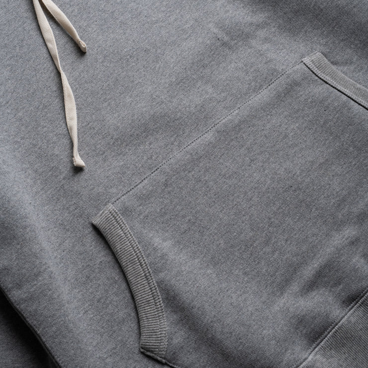 Loopwheeled Hoodie - Grey Melange