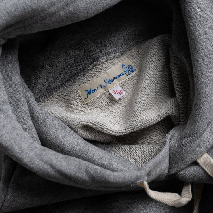 Loopwheeled Hoodie - Grey Melange