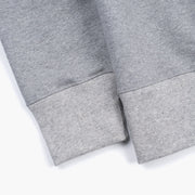 Zipped Sweatshirt in 12oz Grey Melange