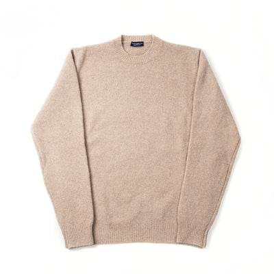 Italian Shaggy Dog Knit in Beige