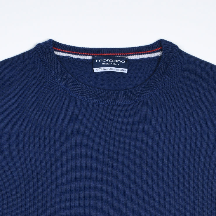 Extrafine Merino Crewneck - Blue