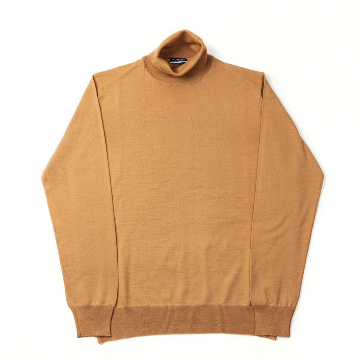 Extrafine Merino Rollneck - Camel