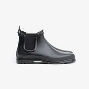 Wellington Chelsea Boot in Soft Black Rubber