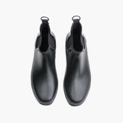 Wellington Chelsea Boot in Soft Black Rubber