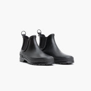 Wellington Chelsea Boot in Soft Black Rubber