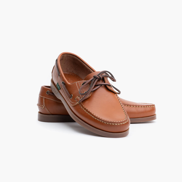 Barth Boat Shoes in Lis Whiskey