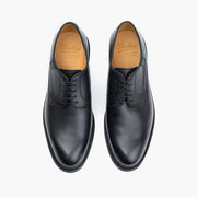 Frenaye Plain toe Derby in Black Country Calf