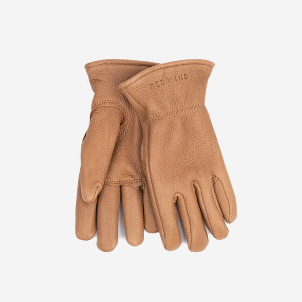 Heritage Glove in Nutmeg Buckskin Leather