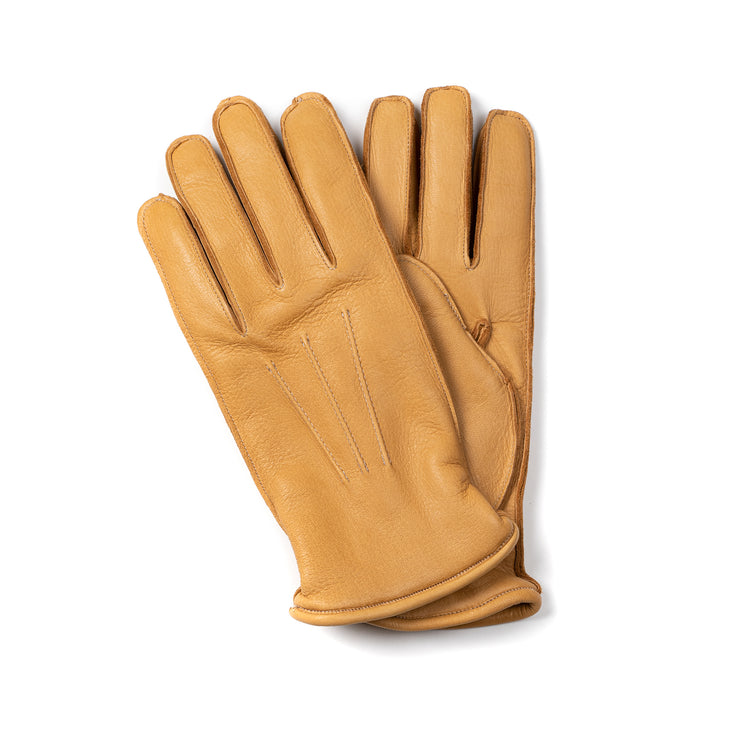 Deerskin Leather Glove - Natural Tan