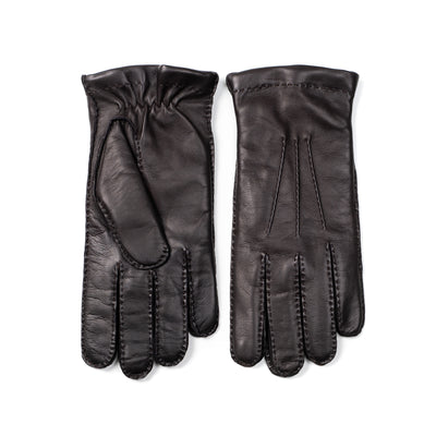 Lambskin Leather Glove - Dark Brown