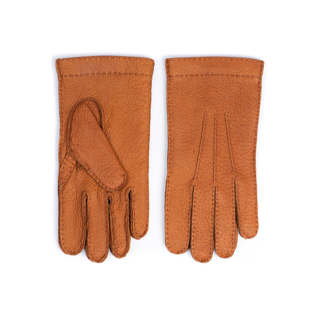 Peccary Leather Glove - Havana