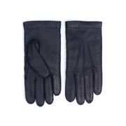 Peccary Leather Glove - Navy