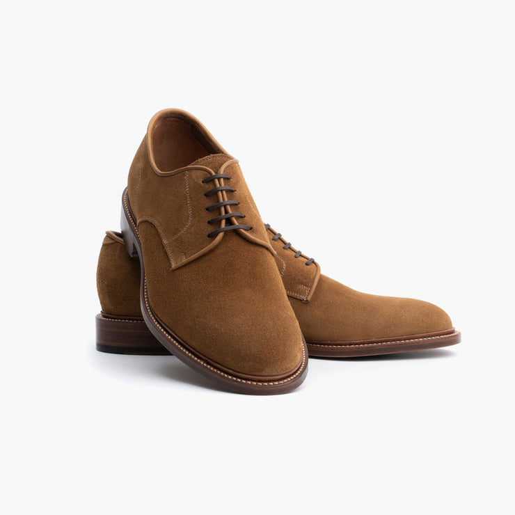 Hampton Derby in Unlined Snuff Suede