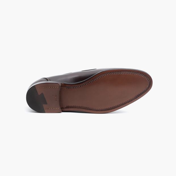 Madison Tassel Loafer in Cigar Calf