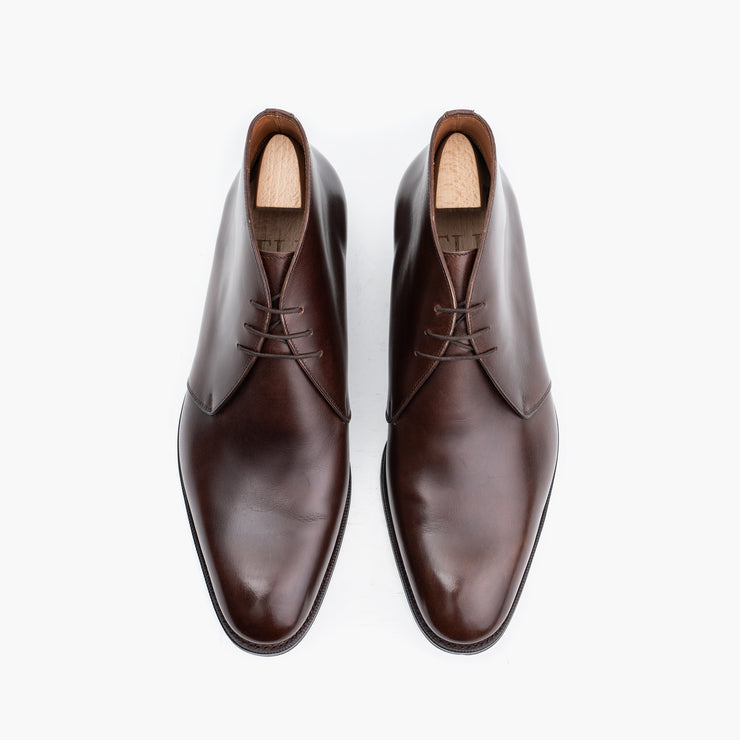 Chukka Boot in Dark Brown Calf