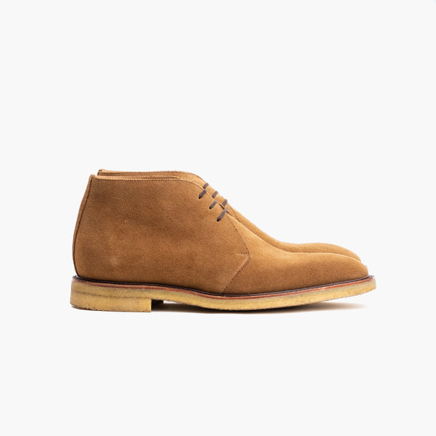 Crepe chukka in Light Snuff Suede
