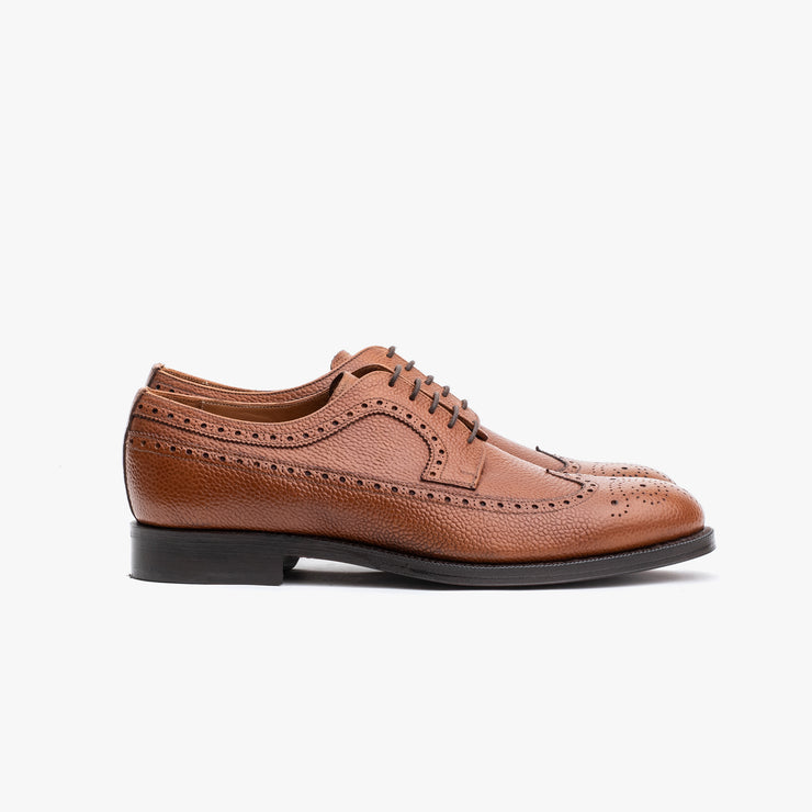 Gunboat derby in Light Brown Scotch Grain