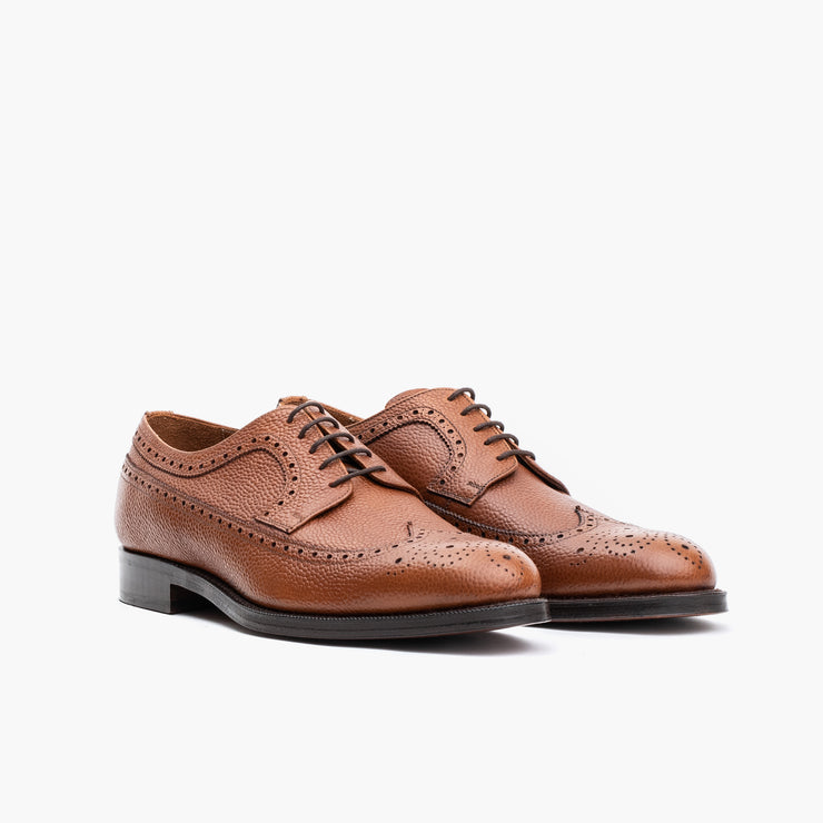 Gunboat derby in Light Brown Scotch Grain