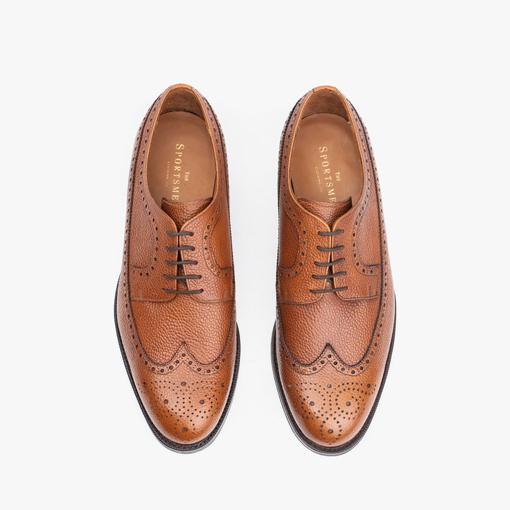 Gunboat derby in Light Brown Scotch Grain