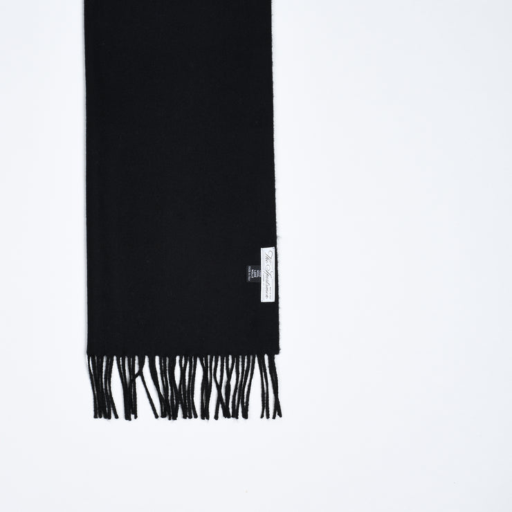 Large Wool Scarf - Black