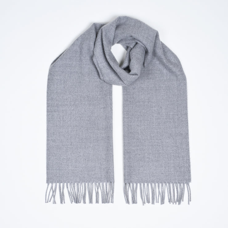 Large Wool Scarf - Flannel Gray