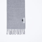 Large Wool Scarf - Flannel Gray