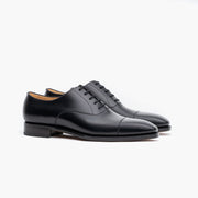 Cap Toe Oxford mod. 128 in Black Calf