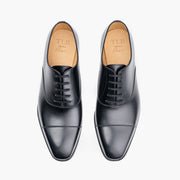 Cap Toe Oxford mod. 128 in Black Calf