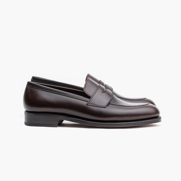 Penny loafer 545 in Dark Brown Box Calf