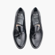 Tassel loafer 656 in Black Box Calf